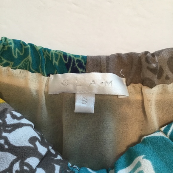 Glam Summer Sleeveless Floral Multi Color Mini Dress Size S - Picture 3 of 6